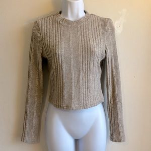 Long sleeve beige shirt